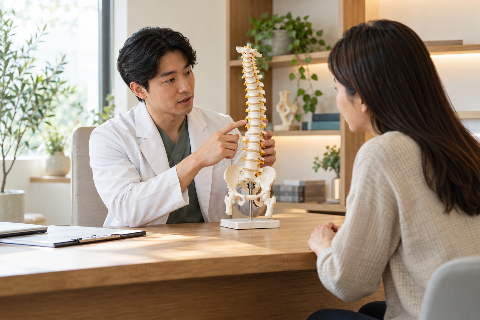 상주 허리통증 한의원 — 허리 상담 자료에 관한 AI 설명용 이미지
